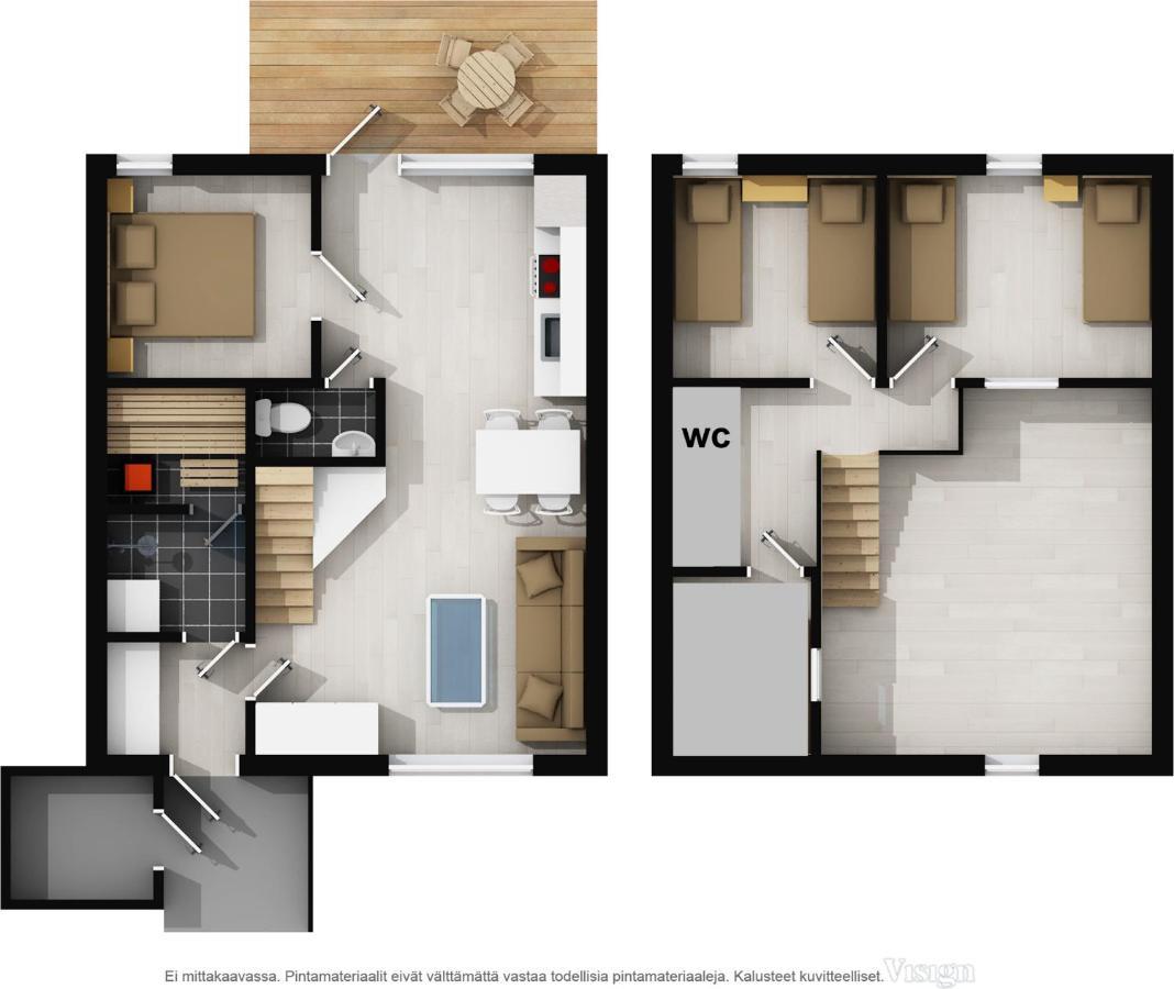 Levin Keskusta, Kaetkaelaeinen B3 Ja D1 Apartment Ngoại thất bức ảnh